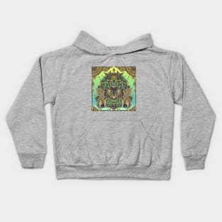 Tamer Lion Surrealism Artwork Kids Hoodie